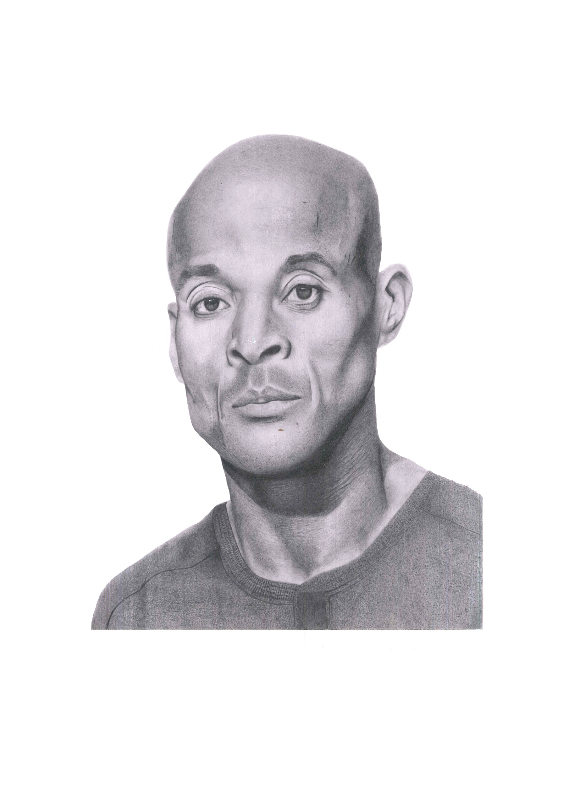 Retrato realista - David Goggins por Francesco Ponte