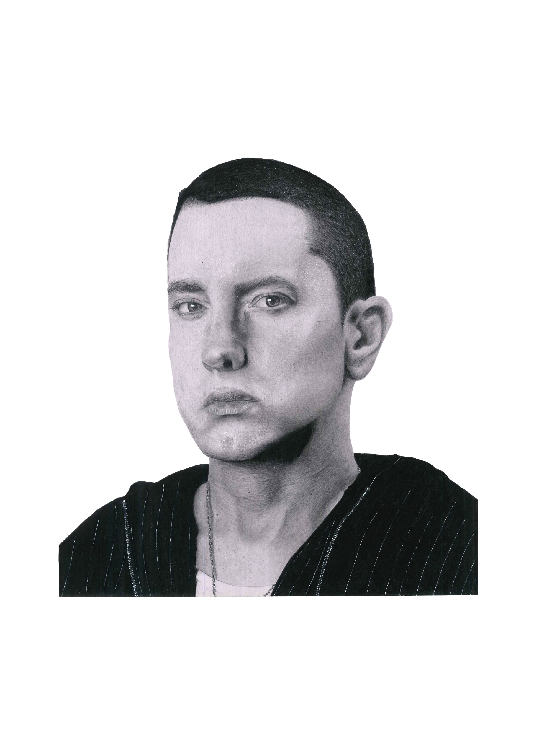 Retrato realista - Eminem por Francesco Ponte