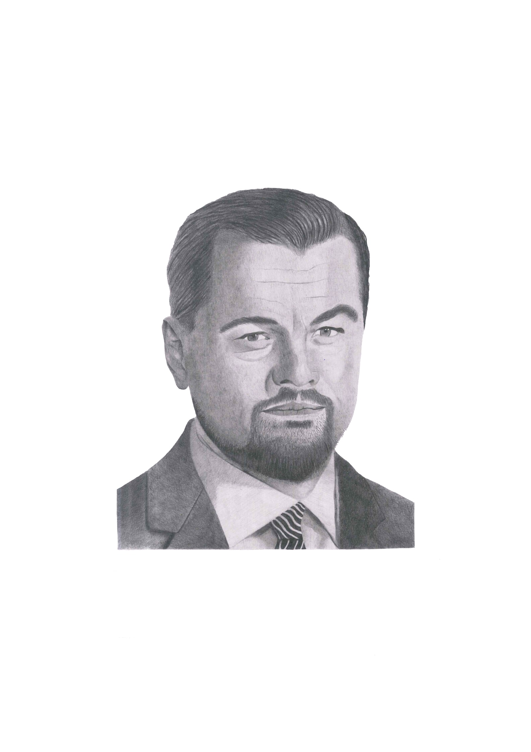 Retrato realista - Leonardo DiCaprio por Francesco Ponte